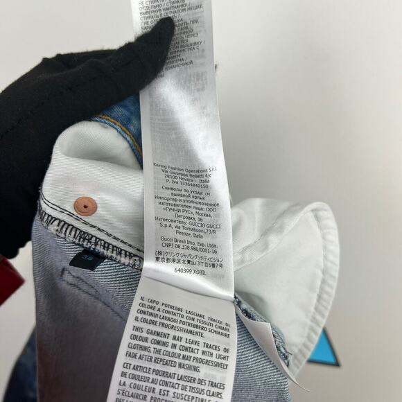 NWT Gucci Donald Duck Denim Shorts Size 38 - Picture 15 of 15